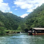 Floating Restaurant Loboc Riverwatch Bohol The River And Waterfalls
