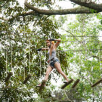 Tree Top Rope Course At Chocolate Hills Adventure Park, Bohol